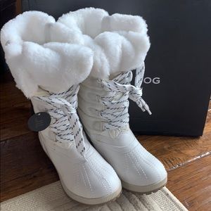 Brand New London Fog collection winter white nylon